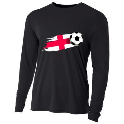 England Flag Jersey England Soccer Team England Cooling Performance Long Sleeve Crew