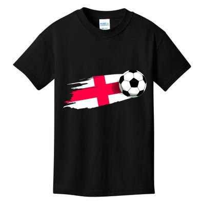 England Flag Jersey England Soccer Team England Kids T-Shirt