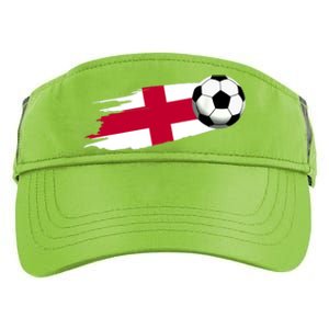 England Flag Jersey England Soccer Team England Adult Drive Performance Visor