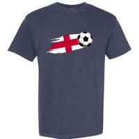 England Flag Jersey England Soccer Team England Garment-Dyed Heavyweight T-Shirt