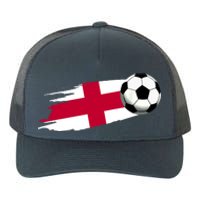 England Flag Jersey England Soccer Team England Yupoong Adult 5-Panel Trucker Hat