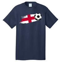 England Flag Jersey England Soccer Team England Tall T-Shirt