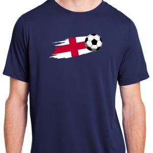 England Flag Jersey England Soccer Team England Adult ChromaSoft Performance T-Shirt