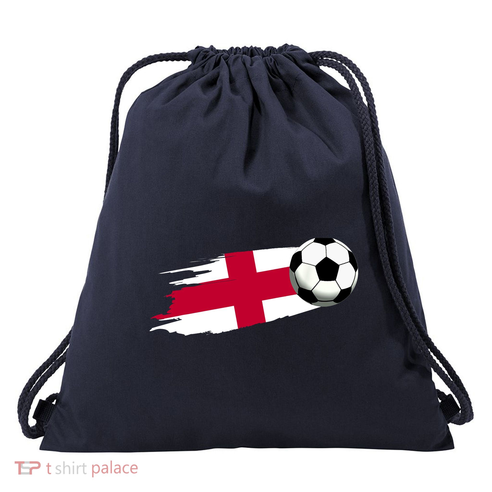 England Flag Jersey England Soccer Team England Drawstring Bag