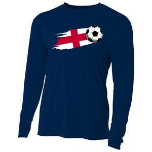 England Flag Jersey England Soccer Team England Cooling Performance Long Sleeve Crew