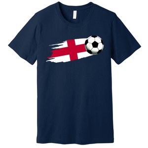 England Flag Jersey England Soccer Team England Premium T-Shirt