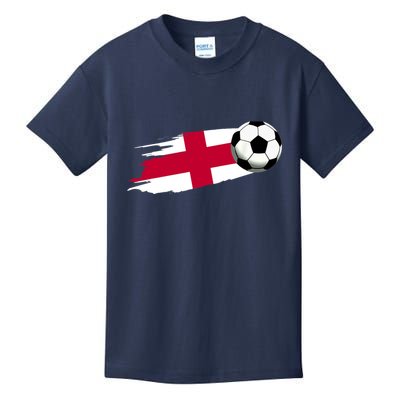 England Flag Jersey England Soccer Team England Kids T-Shirt