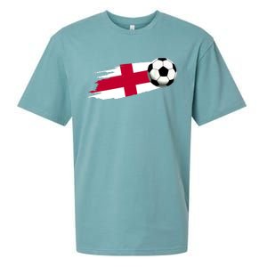 England Flag Jersey England Soccer Team England Sueded Cloud Jersey T-Shirt