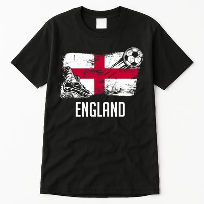 England Flag Jersey England Soccer Team England Tall T-Shirt