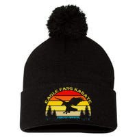 Eagle Fang Karate Pom Pom 12in Knit Beanie