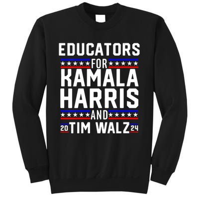 Educators For Kamala Harris Tim Walz 2024 For President Vp Sweatshirt