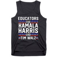 Educators For Kamala Harris Tim Walz 2024 For President Vp Tank Top