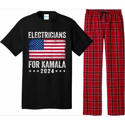 Electricians For Kamala 2024 Gift Pajama Set