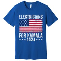 Electricians For Kamala 2024 Gift Premium T-Shirt