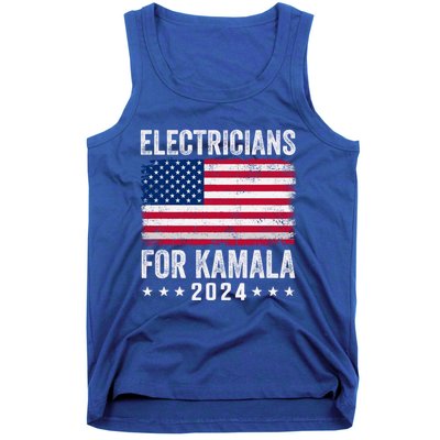 Electricians For Kamala 2024 Gift Tank Top