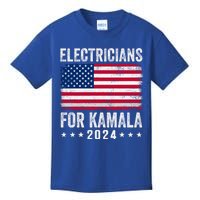 Electricians For Kamala 2024 Gift Kids T-Shirt