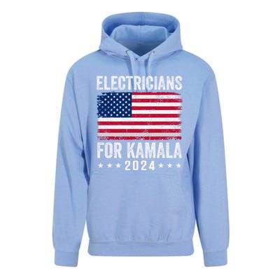 Electricians For Kamala 2024 Gift Unisex Surf Hoodie