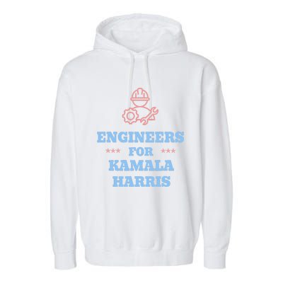 Engineers For Kamala Harris 2024 Change Breaking Barriers Garment-Dyed Fleece Hoodie