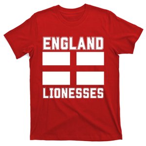 England Flag Lionesses T-Shirt