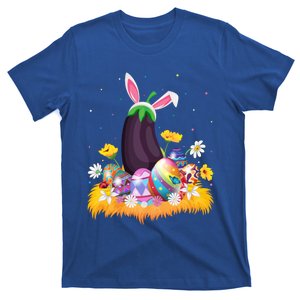 Eggplant Fruit Lover Easter Egg Funny Eggplant Easter Sunday Gift T-Shirt