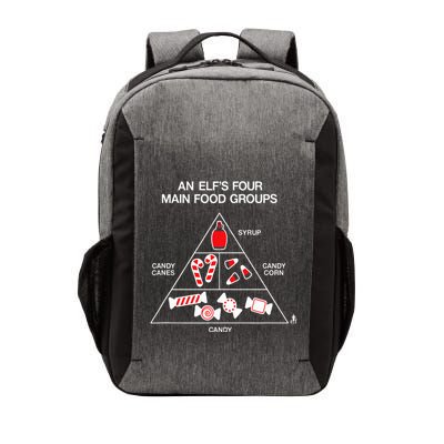 Elf Four Main Food Groups Vector Backpack