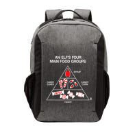 Elf Four Main Food Groups Vector Backpack