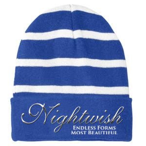 Endless Forms Most Beautiful (Album Cover ) Gift Striped Beanie with Solid Band