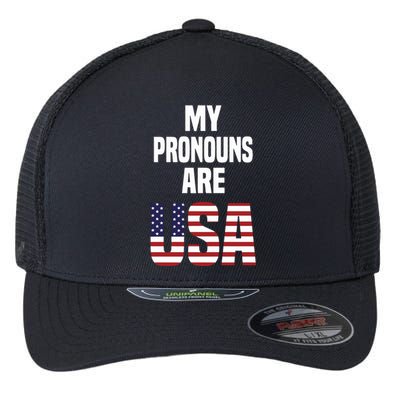 Enes Freedom My Pronouns Are Usa Flexfit Unipanel Trucker Cap