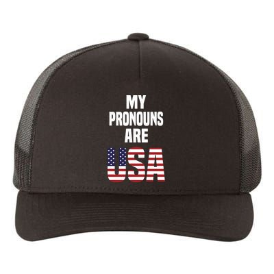 Enes Freedom My Pronouns Are Usa Yupoong Adult 5-Panel Trucker Hat