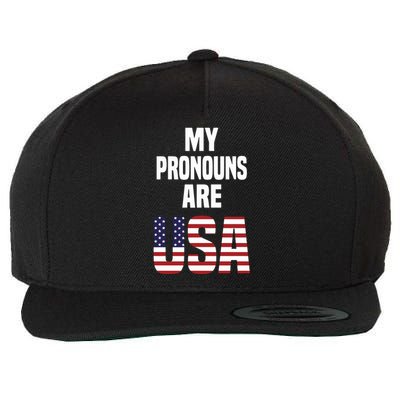 Enes Freedom My Pronouns Are Usa Wool Snapback Cap