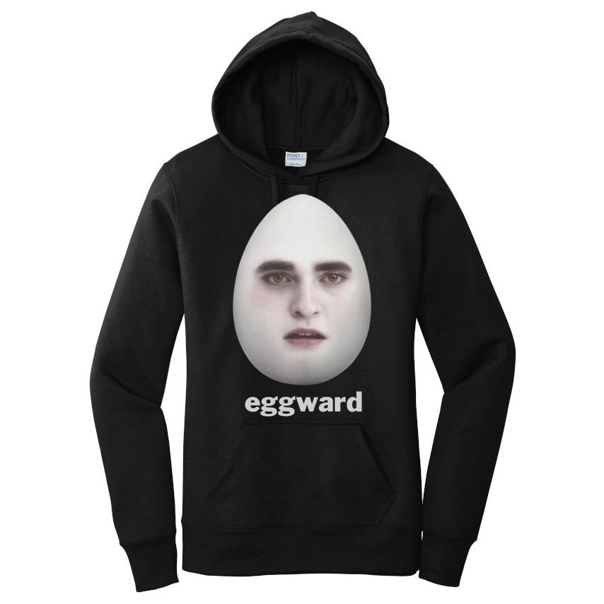 Eggward Funny Meme Women's Pullover Hoodie