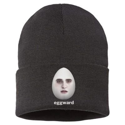 Eggward Funny Meme Sustainable Knit Beanie