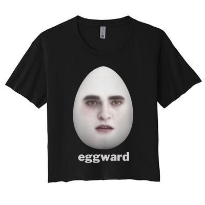Eggward Funny Meme Crop Top