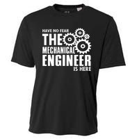 Engineer Funny No Fear Mechanical Engineer Is Here Cooling Performance Crew T-Shirt