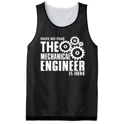 Engineer Funny No Fear Mechanical Engineer Is Here Mesh Reversible Basketball Jersey Tank