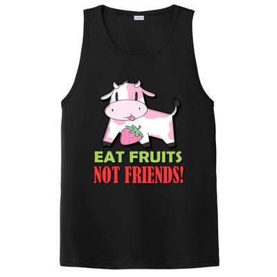 Eat Fruits Not Friends Gift Vegetarian Vegans Food Veganism Cool Gift PosiCharge Competitor Tank