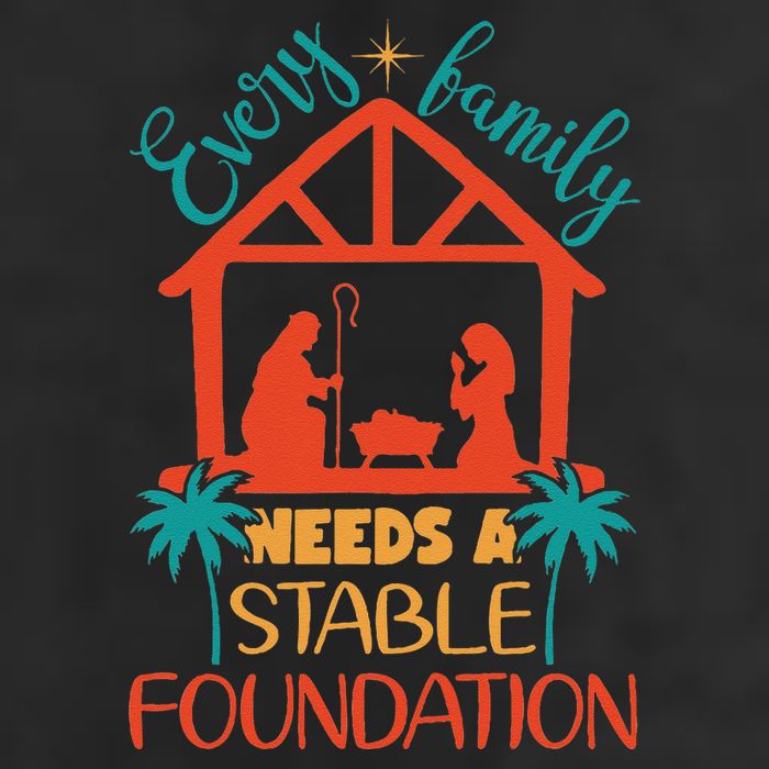 Every Family Needs A Stable Foundation Birth Of Jesus Christ Adult Drive Performance Visor