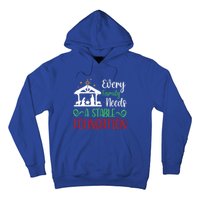 Every Family Needs A Stable Foundation Christian Nativity Meaningful Gift Hoodie