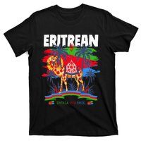 Eritrean Flag Outfit For Women & Camel Eritrea Flag T-Shirt