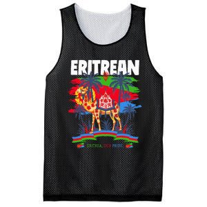 Eritrean Flag Outfit For Women & Camel Eritrea Flag Mesh Reversible Basketball Jersey Tank