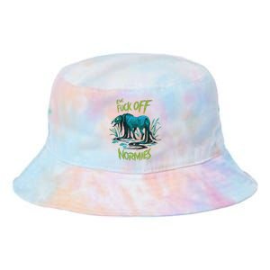 Ew Fuck Off Normies Tie Dye Newport Bucket Hat