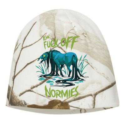 Ew Fuck Off Normies Kati - Camo Knit Beanie