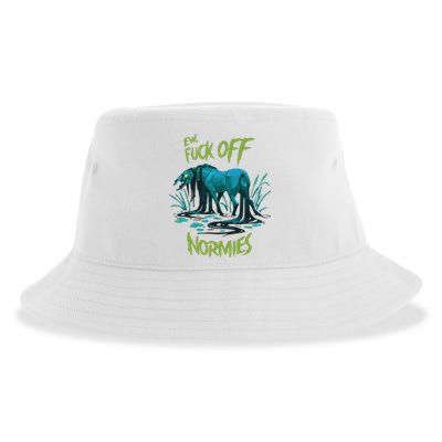 Ew Fuck Off Normies Sustainable Bucket Hat