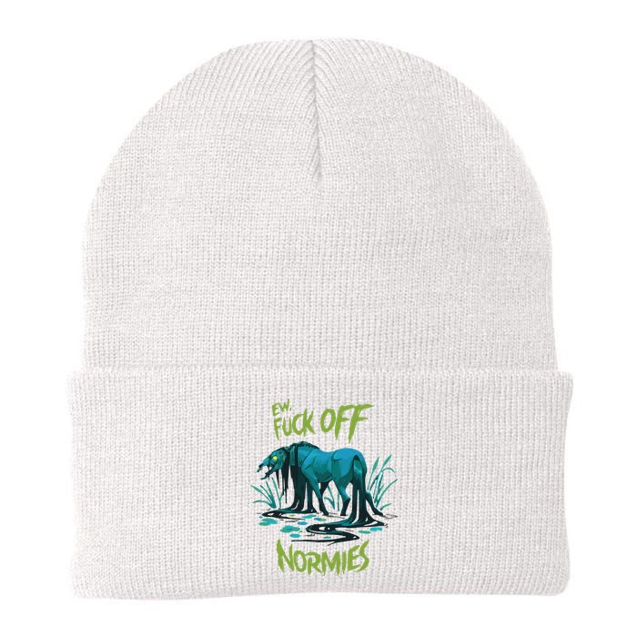 Ew Fuck Off Normies Knit Cap Winter Beanie