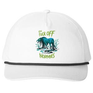 Ew Fuck Off Normies Snapback Five-Panel Rope Hat