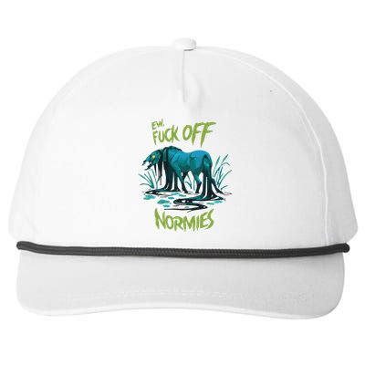 Ew Fuck Off Normies Snapback Five-Panel Rope Hat