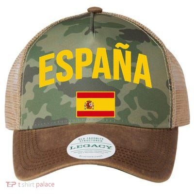 EspañA Flag Of Spain Classic Spain Legacy Tie Dye Trucker Hat