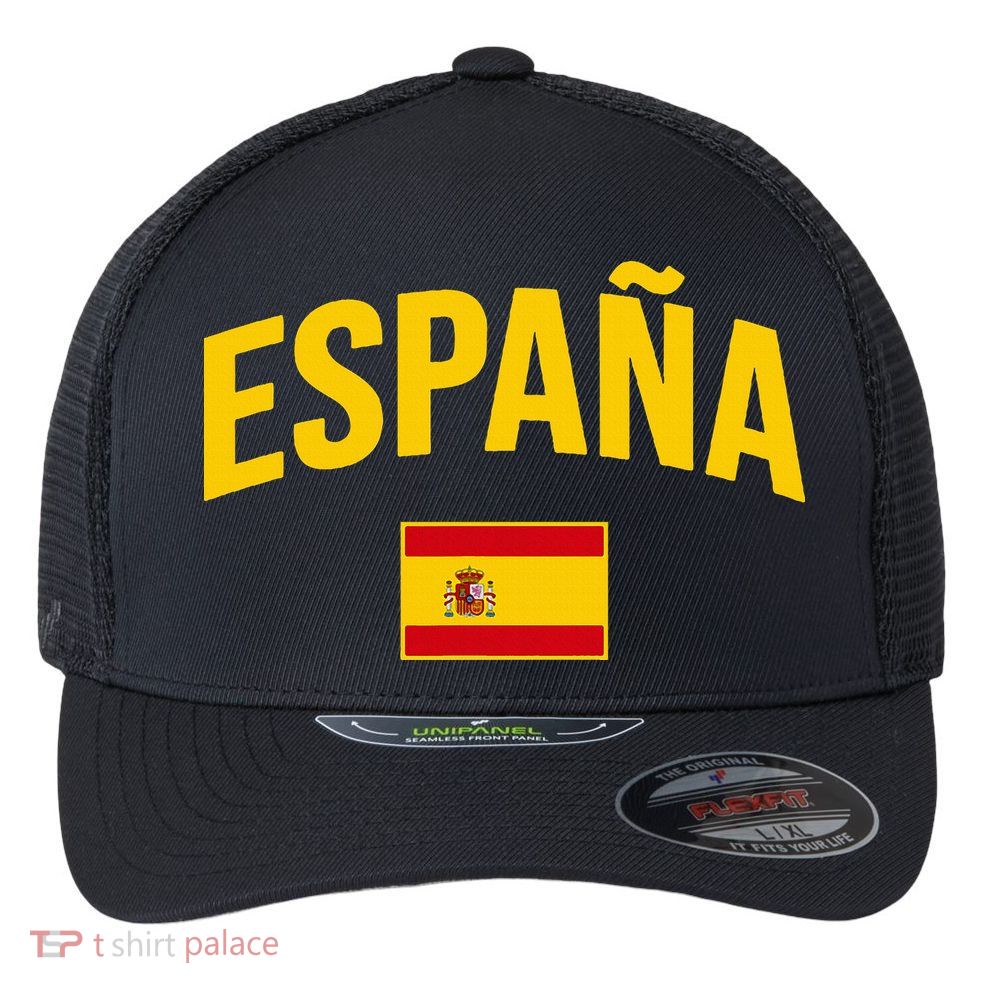 EspañA Flag Of Spain Classic Spain Flexfit Unipanel Trucker Cap