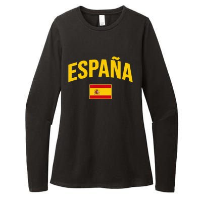 EspañA Flag Of Spain Classic Spain Womens CVC Long Sleeve Shirt