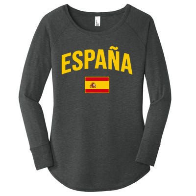 EspañA Flag Of Spain Classic Spain Women's Perfect Tri Tunic Long Sleeve Shirt